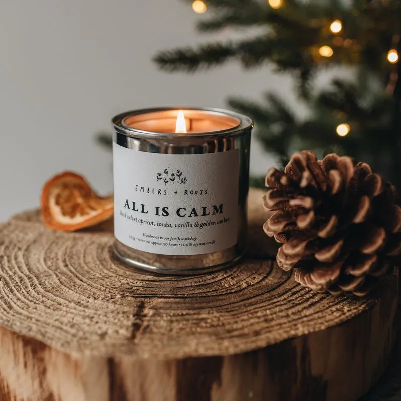 All is Calm Handpoured Soy Wax Candle