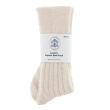 Load image into Gallery viewer, LUXURY SOFT ALPACA BED SOCKS - MADE IN GREAT BRITAIN
